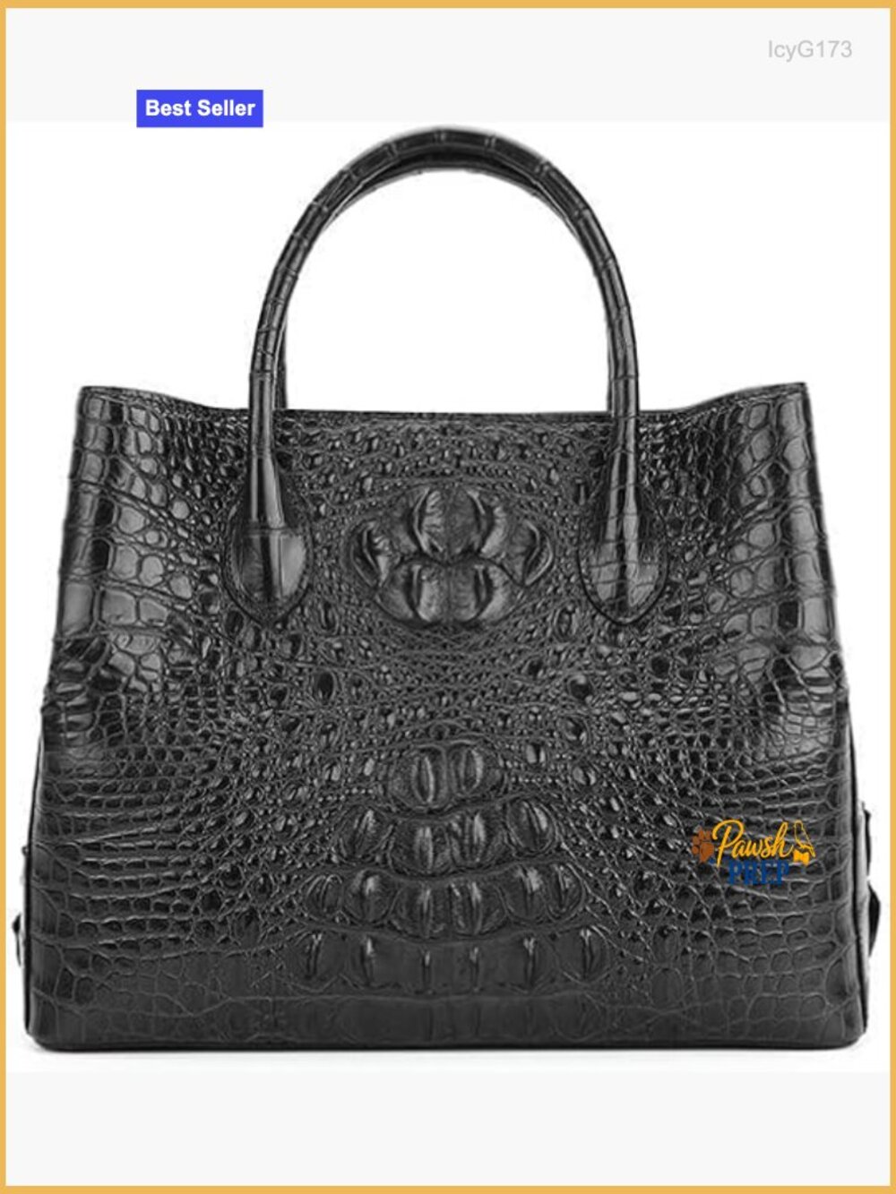 Genuine Crocodile Leather Handbag Real Alligator Skin Shoulder Tote Crossbody